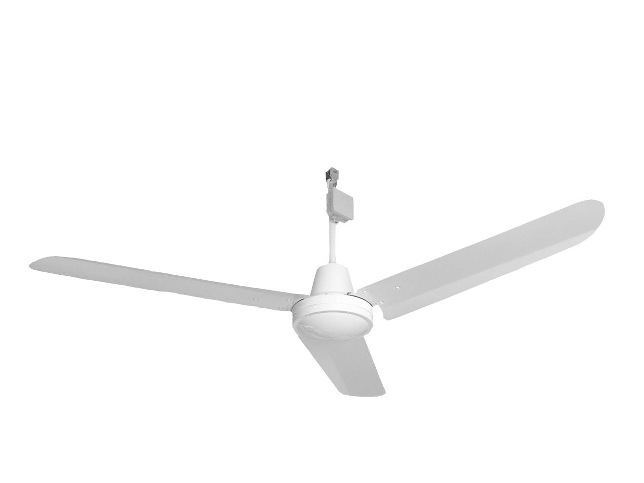 Deckenventilator S03 gerader Flügen Bauhöhe 44 cm