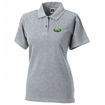 Arla Polo-Shirt Damen grau