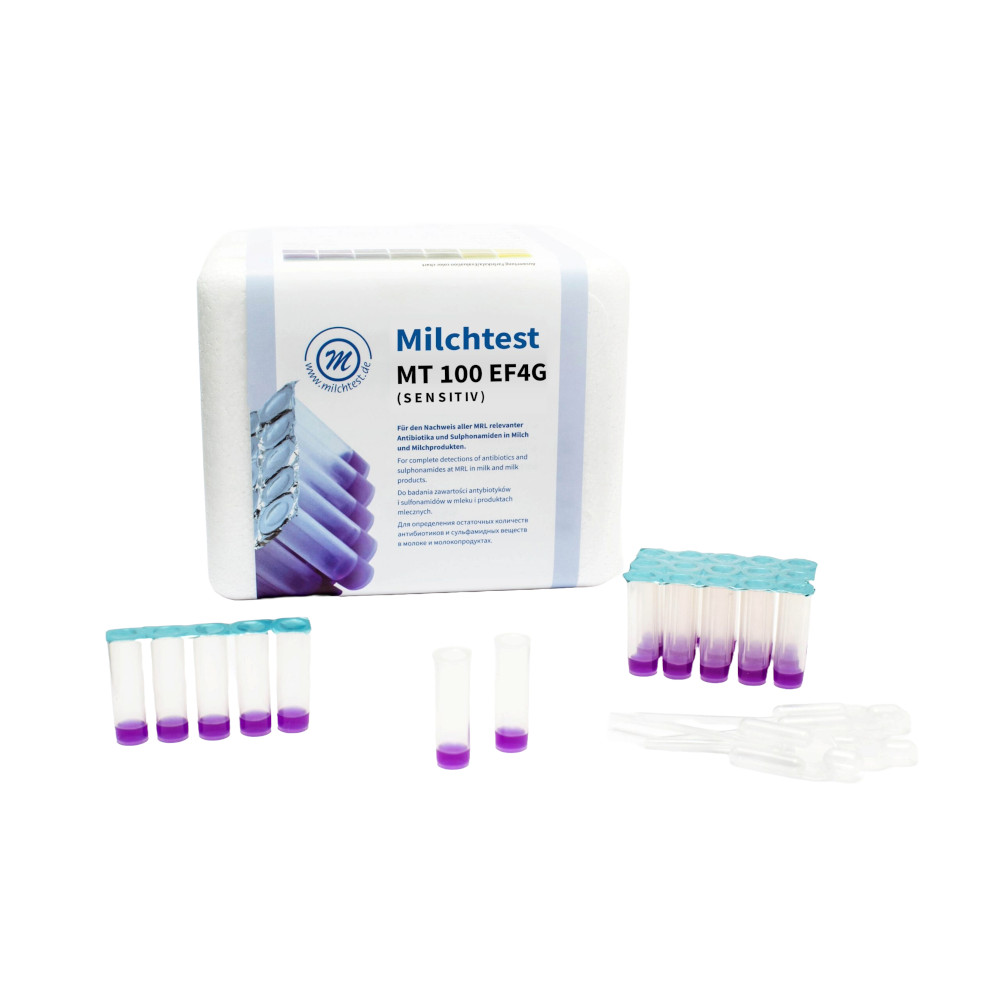 Milchtest MT EF4G Sensitiv - Hemmstofftest Milch 100 Stück