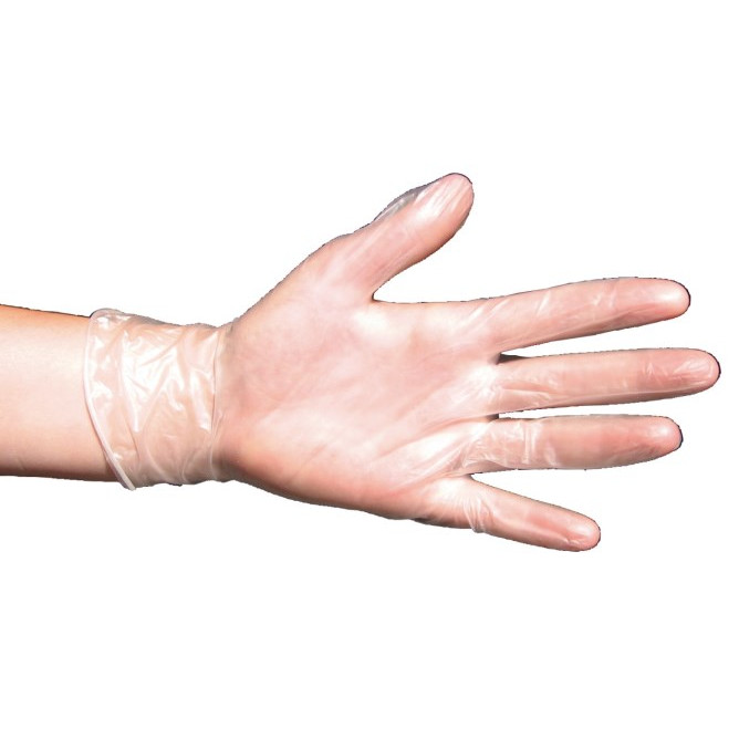 Einmalhandschuhe Vinyl transparent