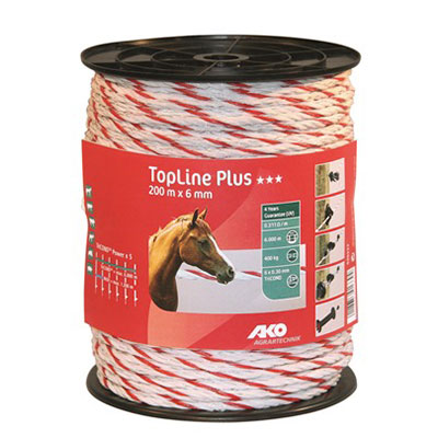 Weidezaunseil TopLine Plus 200m TriCOND