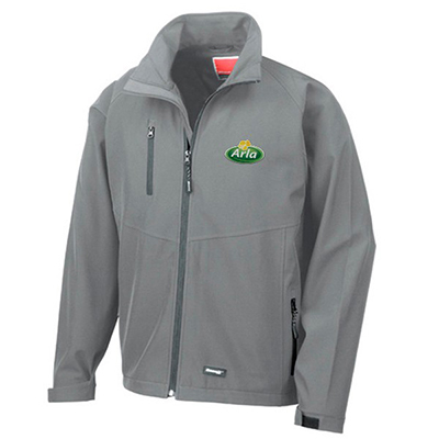 Arla Softshelljacke Herren grau