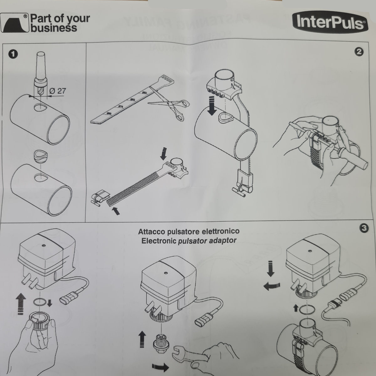 Interpuls Quick Mounting Adapter LE/LP Schnellmontageset