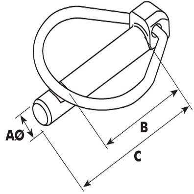 KLAPPSTECKER 9,5mm Rübig 2er Pack