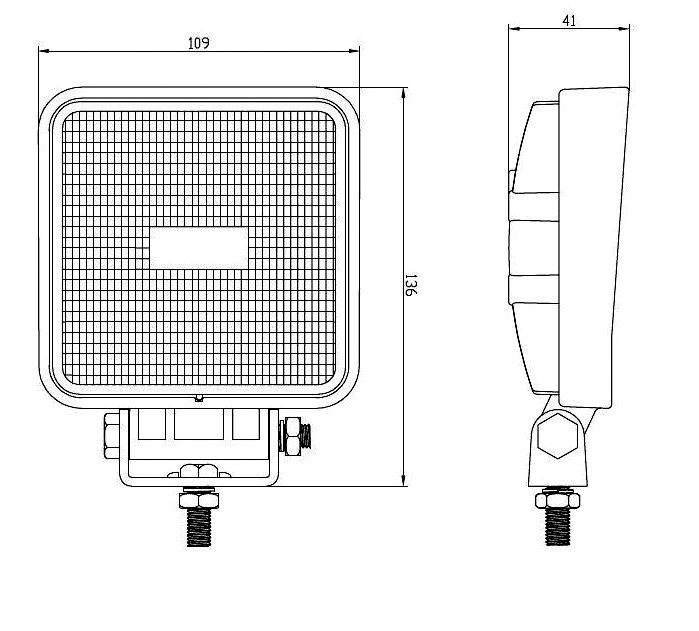 LED Arbeitsscheinwerfer, Störung: Not Classified, 1800 Lumen, 10-30V