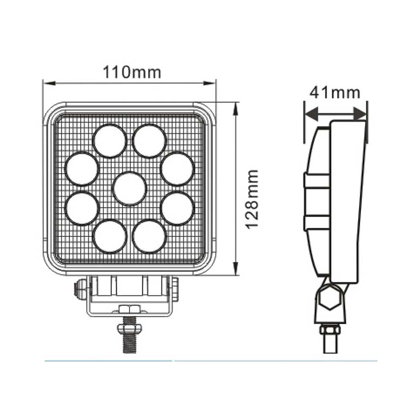 LED Arbeitsscheinwerfer 1840Lumen