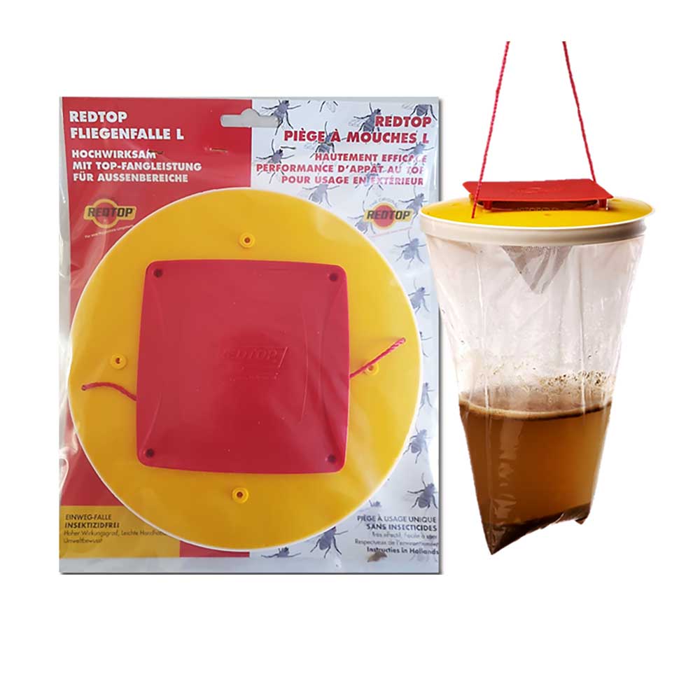 REDTOP® Fliegenfalle L Einweg 3 liter