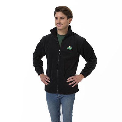 Arla Fleecejacke Herren schwarz