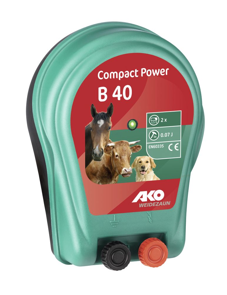 AKO Compact  Power B 40 Batteriegerät Mobiles Weidezaungerät