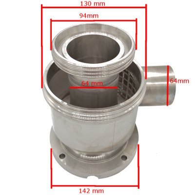 Auslauf DN 80/2,5" VRS 3 Zoll  / 3"