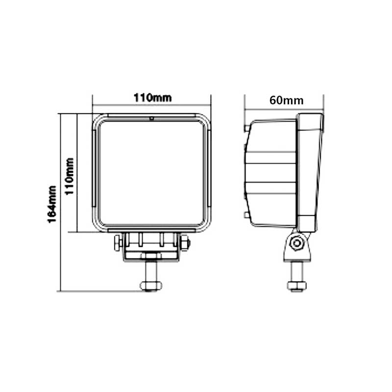 LED Arbeitsscheinwerfer 3600 Lumen