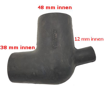 Gummibogen 90° 48-38-12 Milchpumpe Gea / Westfalia